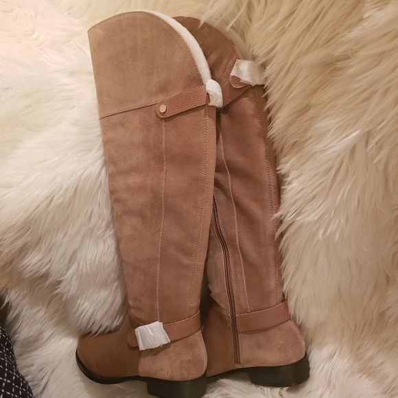 Naturalizer January WC oatmeal knee high boots - Picture 4 of 7